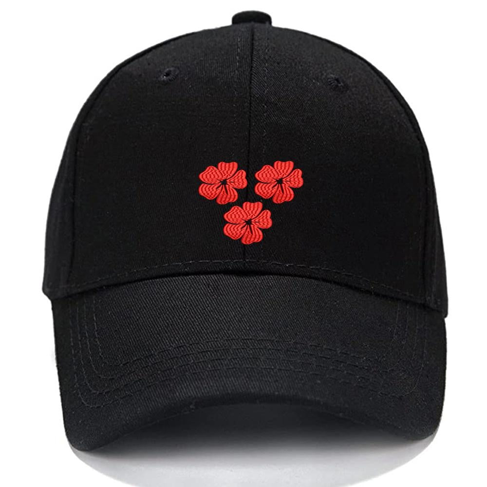 Red Rose petals flower Men Women Unisex Baseball Cap Classic Low Profile Adjustable Strapback Baseball Cap Dad-Hat