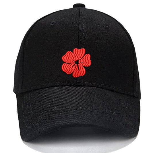 Red Rose petal flower Men Women Unisex Baseball Cap Classic Low Profile Adjustable Strapback Baseball Cap Dad-Hat