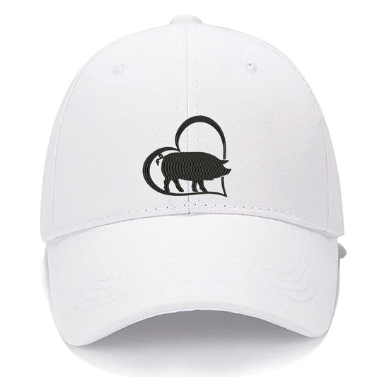 Pig Piggy Love Men Women Unisex Baseball Cap Classic Low Profile Adjustable Strapback Baseball Cap Dad-Hat