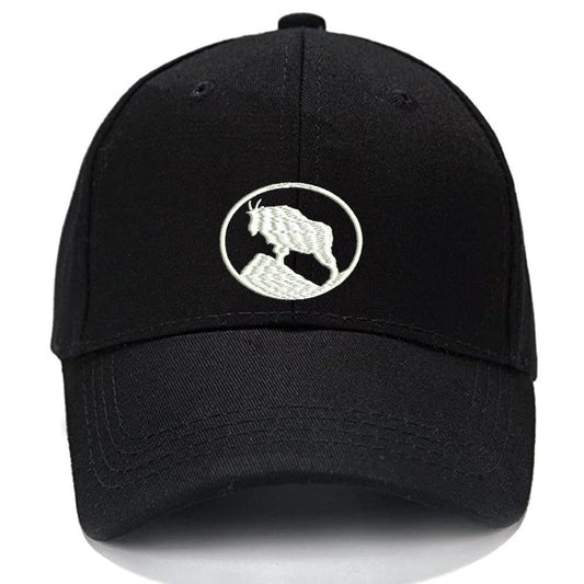 MOUNTAIN GOAT Men Women Unisex Baseball Cap Classic Low Profile Adjustable Strapback Baseball Cap Dad-Hat