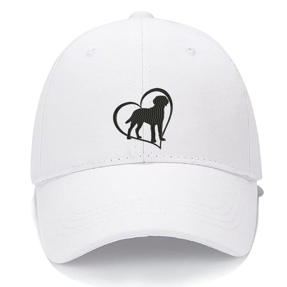 LABRADOR RETRIEVER HEART Lab Dog Men Women Unisex Baseball Cap Classic Low Profile Adjustable Strapback Baseball Cap Dad-Hat