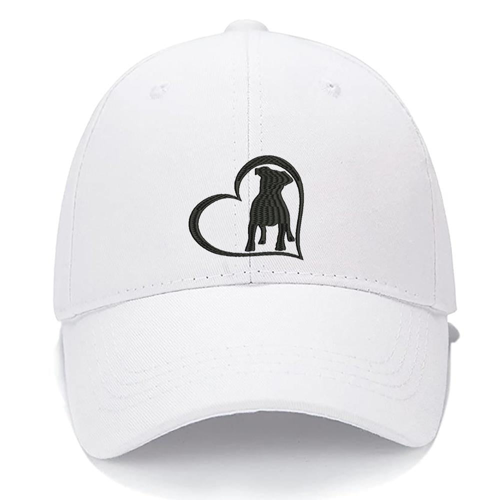JACK RUSSELL TERRIER HEART Dog Men Women Unisex Baseball Cap Classic Low Profile Adjustable Strapback Baseball Cap Dad-Hat
