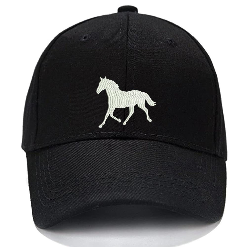 HORSE Men Women Unisex Baseball Cap Classic Low Profile Adjustable Strapback Baseball Cap Dad-Hat