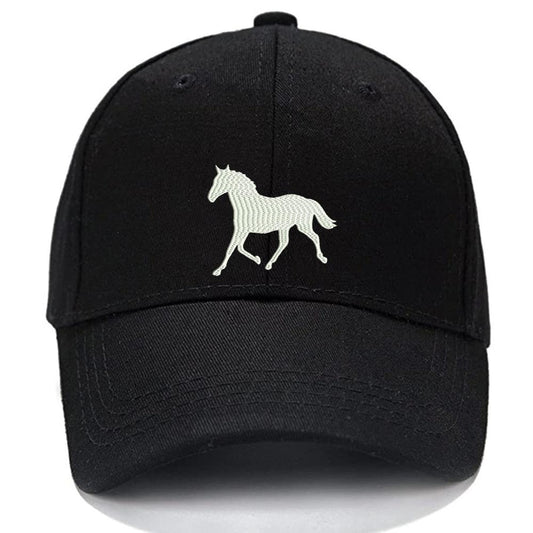 HORSE Men Women Unisex Baseball Cap Classic Low Profile Adjustable Strapback Baseball Cap Dad-Hat