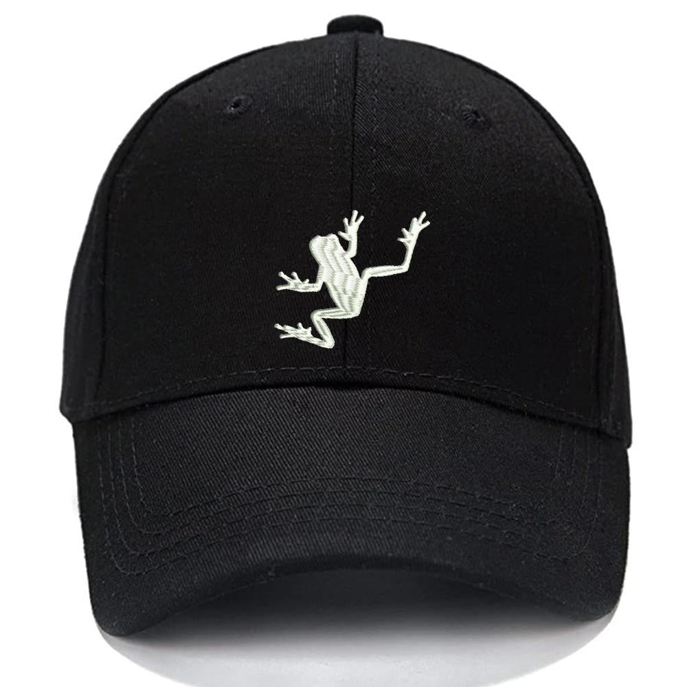 FROG Men Women Unisex Baseball Cap Classic Low Profile Adjustable Strapback Baseball Cap Dad-Hat