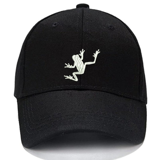 FROG Men Women Unisex Baseball Cap Classic Low Profile Adjustable Strapback Baseball Cap Dad-Hat