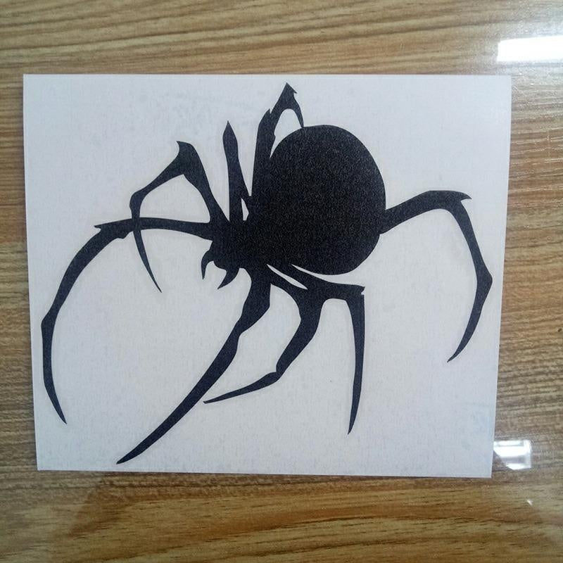 Trendy Stickers Car Styling Black Widow Spider Car Stickers Motorcycle Vinyl Decal Exterior Accessories JDM