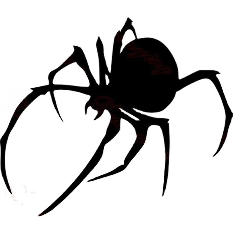 Trendy Stickers Car Styling Black Widow Spider Car Stickers Motorcycle Vinyl Decal Exterior Accessories JDM