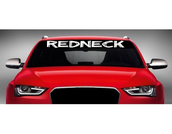 Redneck Funny Car Decal Sticker Windshield Banner Cowboy Motorcycle SUVs Bumper Car Stylings Vinyl Decals