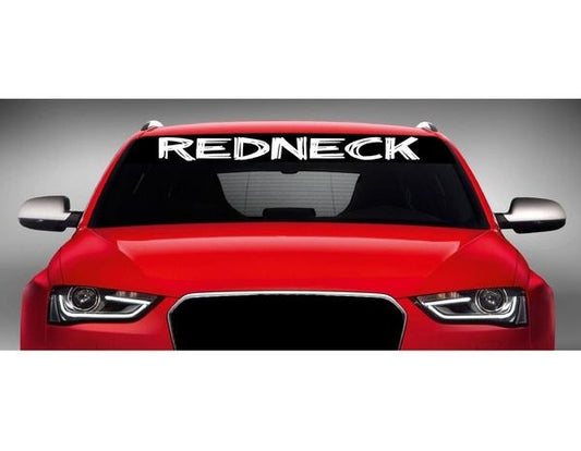 Redneck Funny Car Decal Sticker Windshield Banner Cowboy Motorcycle SUVs Bumper Car Stylings Vinyl Decals