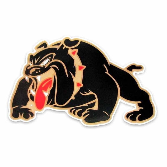 16.5*10CM BIG BLACK SCARY BULLDOG STICKER DOG CARTOON Sketch Car Bumper Sticke