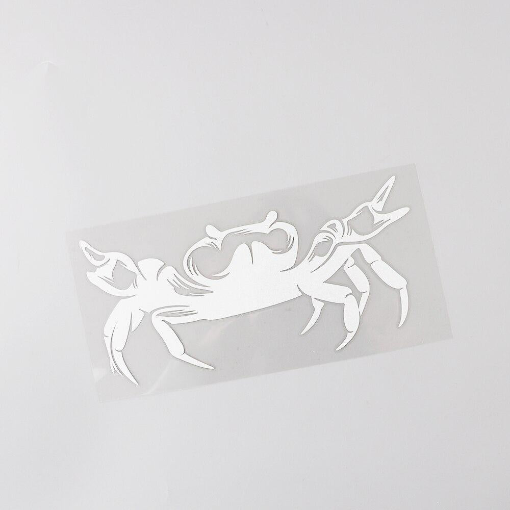 15.5CM×7.6CM Personality Crab Animal Car Stickers Motorcycle Decal Vinyl