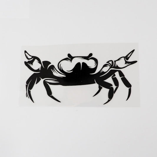 15.5CM×7.6CM Personality Crab Animal Car Stickers Motorcycle Decal Vinyl