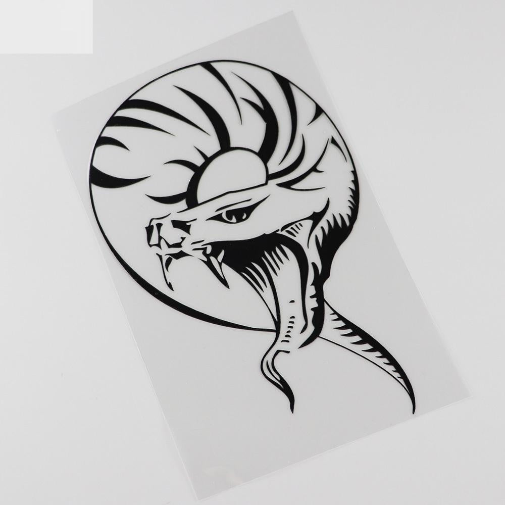 11CMX17.5CM Fashion Snake Mystical Viper Dragon Decal  Vinyl Car Sticker
