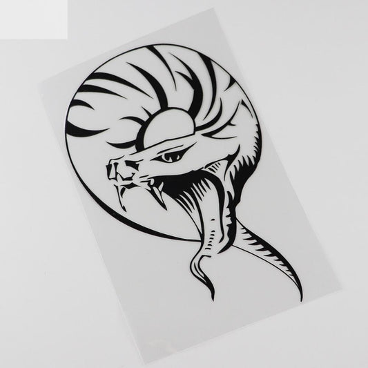 11CMX17.5CM Fashion Snake Mystical Viper Dragon Decal  Vinyl Car Sticker