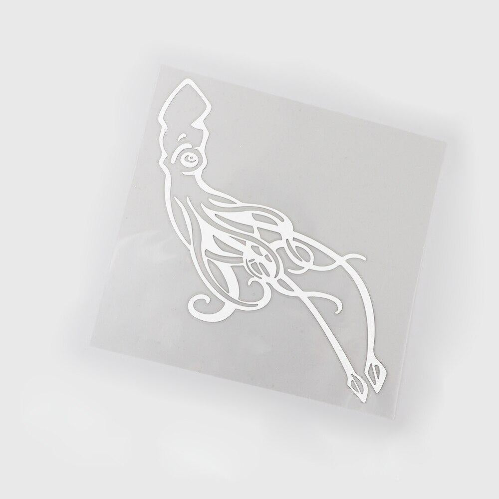 14.2CM×14.7CM Fashion Animal Squid Decal Vinyl Car Stickers
