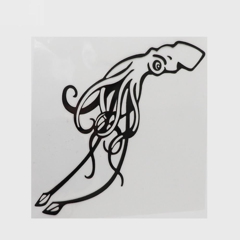 14.2CM×14.7CM Fashion Animal Squid Decal Vinyl Car Stickers