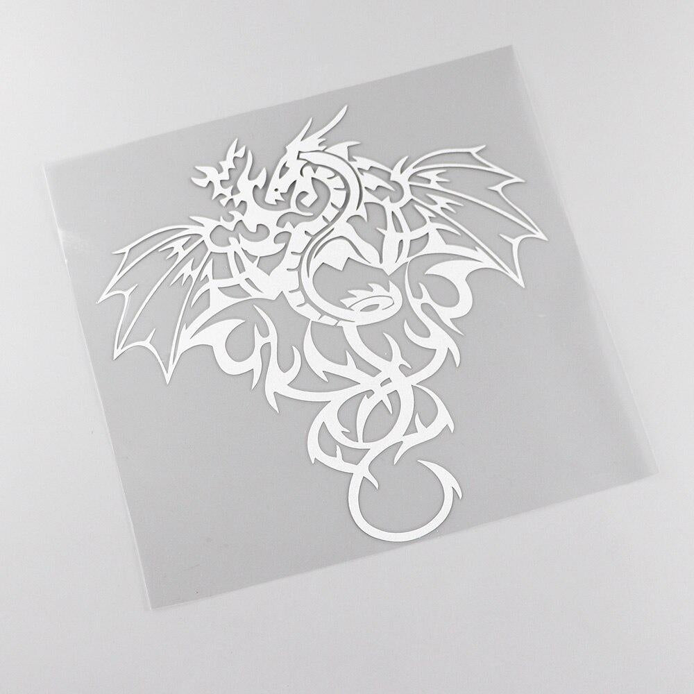 18.6CMX18.2CM Tribal Dragon Winged Monster  Vinyl Car Sticker