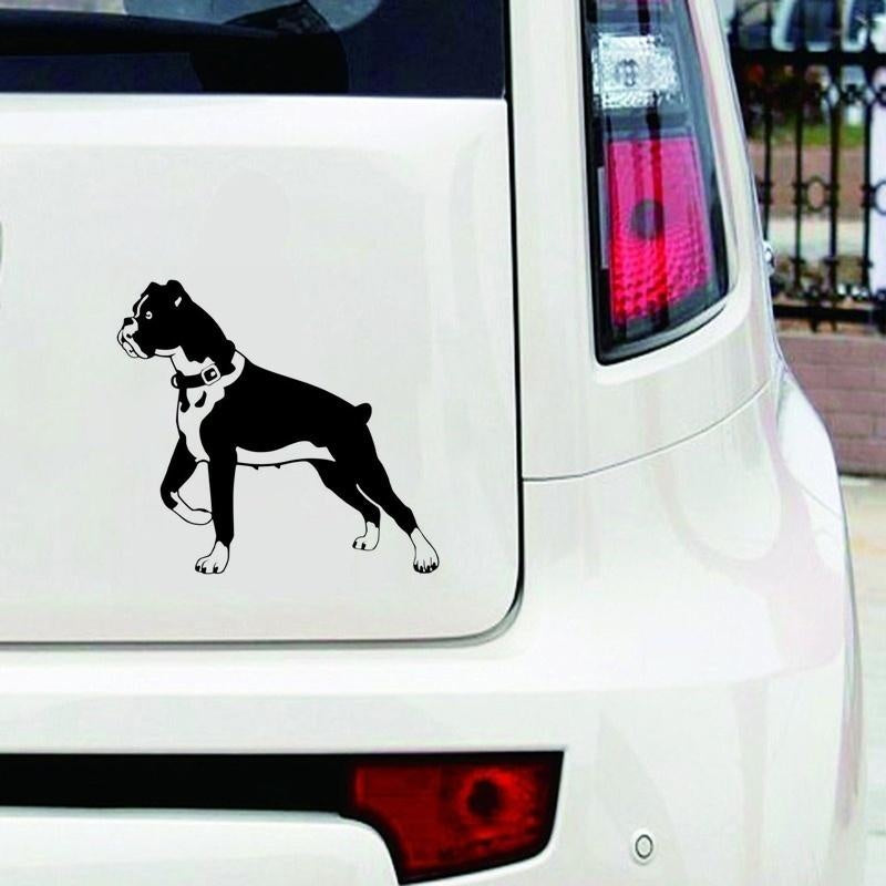 New Hot Boxer Dog Funny Animals Car Stickers Personality Classic Decoration Decal