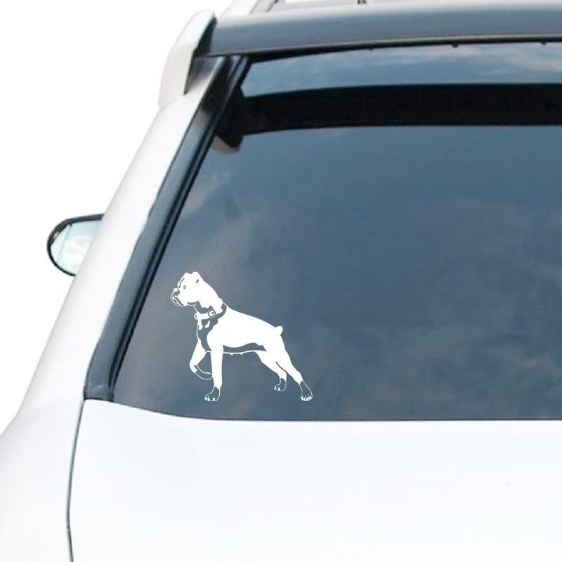 New Hot Boxer Dog Funny Animals Car Stickers Personality Classic Decoration Decal