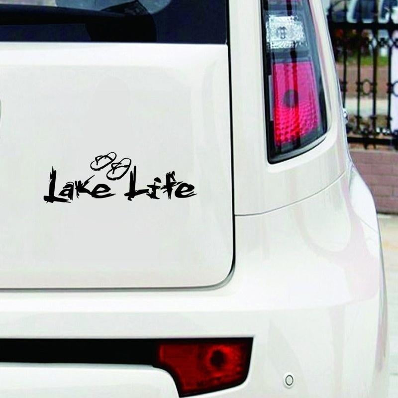 Lake Life slippers Vinyl Car Body Sticker Auto Widnow Bumper Laptop Decal