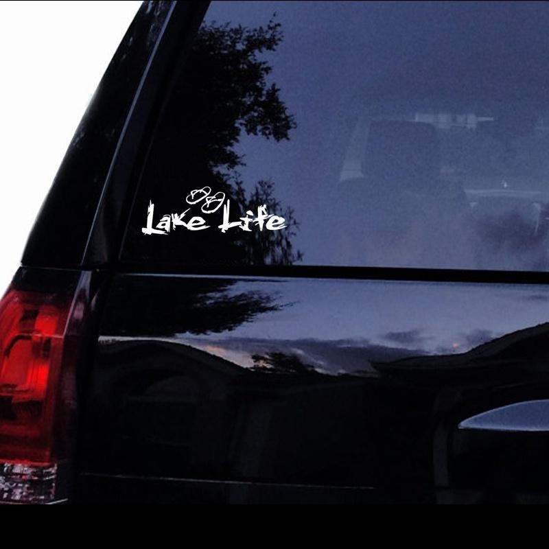 Lake Life slippers Vinyl Car Body Sticker Auto Widnow Bumper Laptop Decal