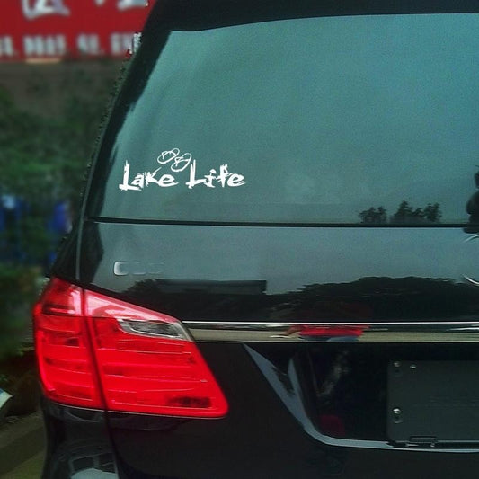 Lake Life slippers Vinyl Car Body Sticker Auto Widnow Bumper Laptop Decal