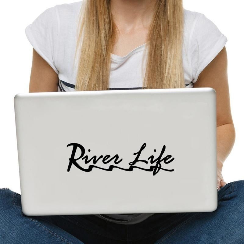 2018 NEW RIVER LIFE Car Stickers Cute Vinyl Car Body Decal Bumper Sticker Removable