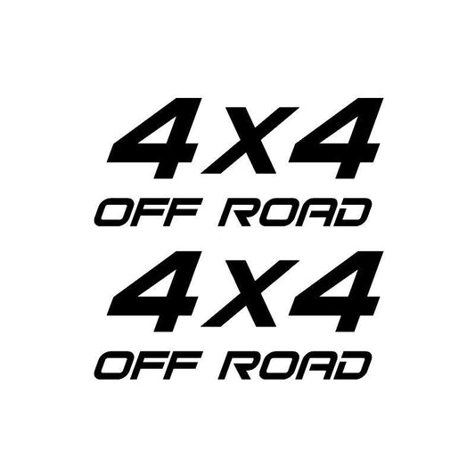 Hot 16.8cm*16.4cm 2X 4X4 OFF ROAD Truck Suv Interesting Vinyl Decals Car Sticker Car-styling Black/Silver S6-3551