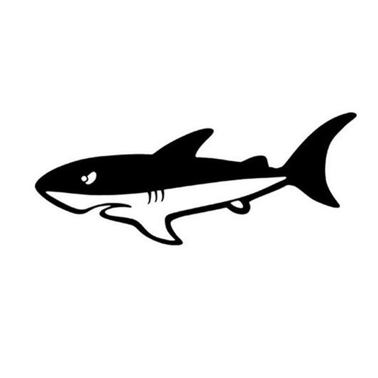 Fashion 17*7CM SHARK Surf Beaches Cartoon Car Sticker Fun Motorcycle  Car Stickers And Decals CT-796