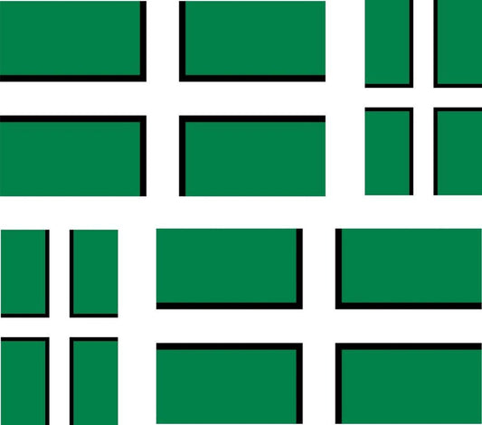 4 X Sticker Vinyl Decal County Flag Uk Bumper Windows Car Moto English Devon