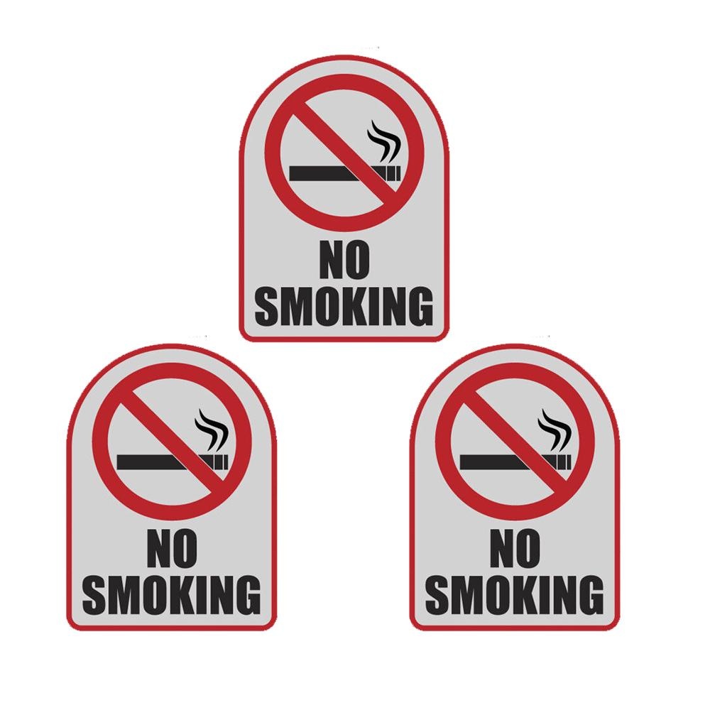 3X No Smoking Sticker Vinyl Decal Business Window Wall Door Car Store Bar Shop Warning Sign Sticker