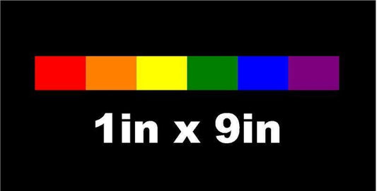 3X Gay Pride Rainbow Flag Car Vinyl Decal Outdoor Window Car Sticker LGBT