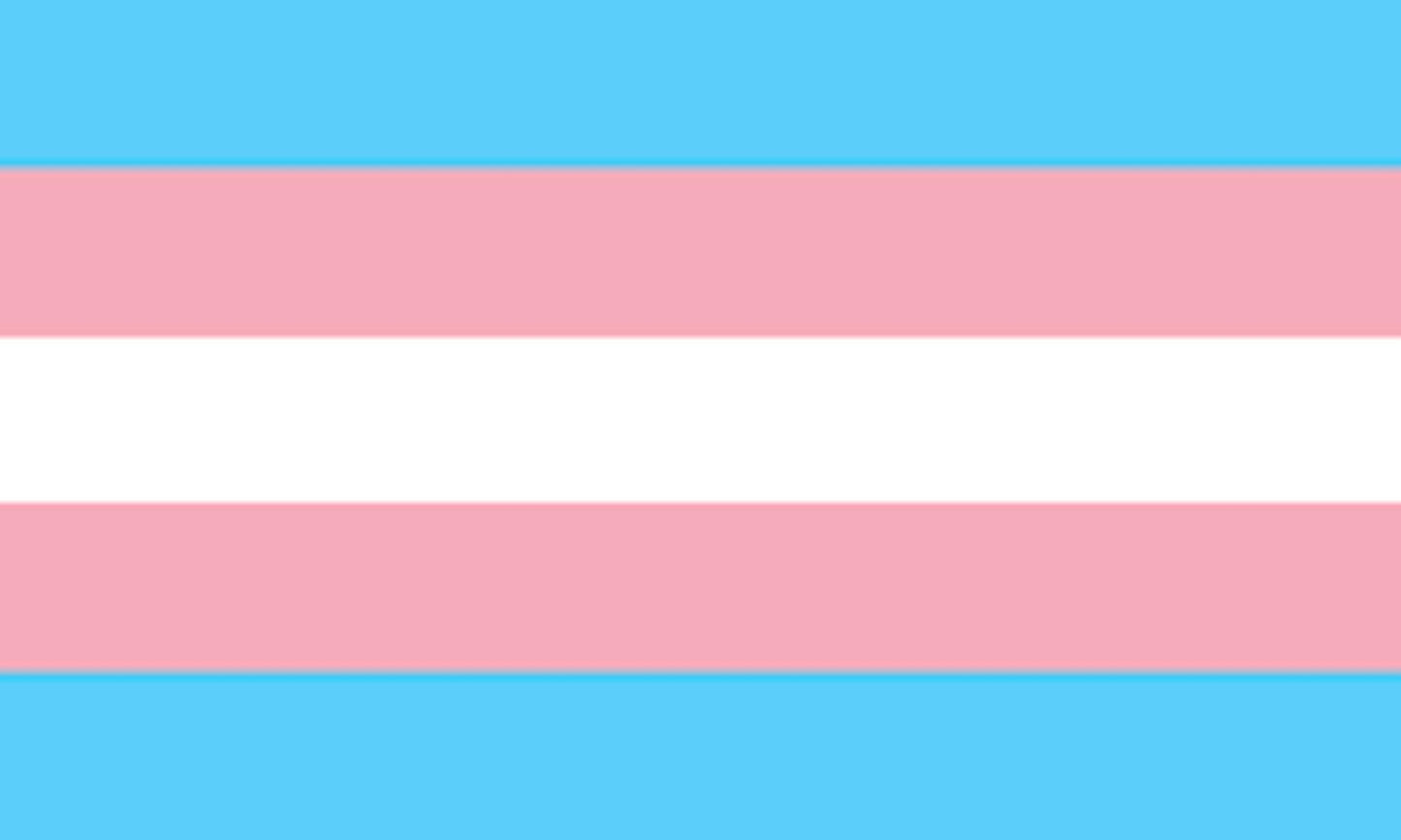 3X TRANSGENDER PRIDE FLAG, STICKER, DECAL LGBTQ PRIDE FLAG