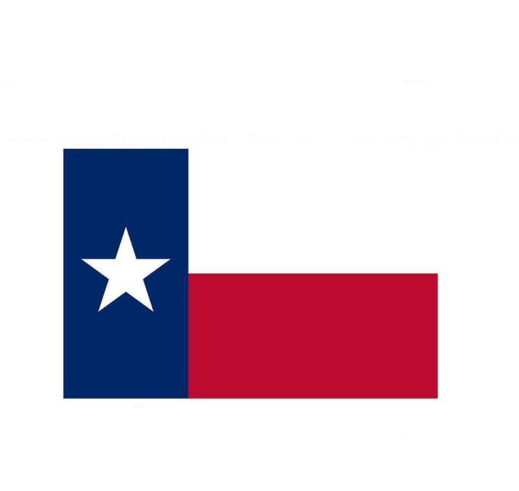 3X TEXAS STATE FLAG, STICKER, DECAL, VINYL