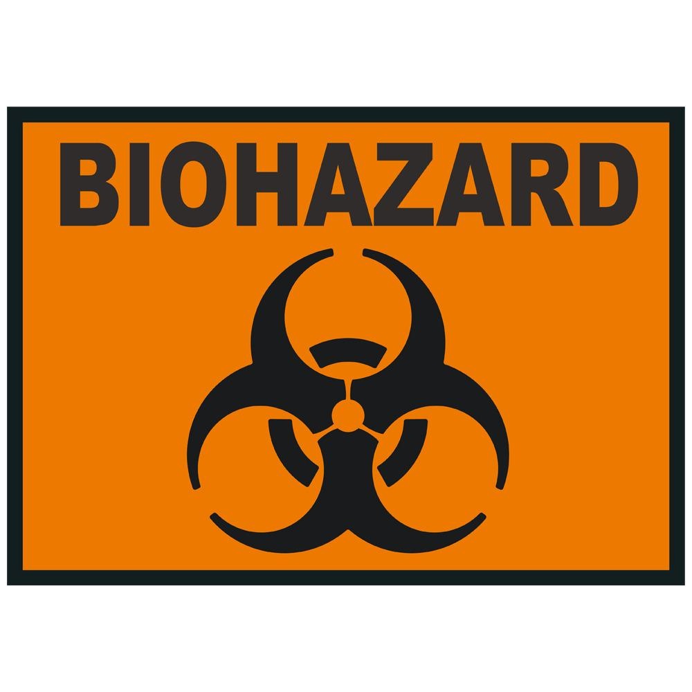 3X BioHazard Bio-Hazard Danger Warning Symbol Car Truck Sticker Window Decal