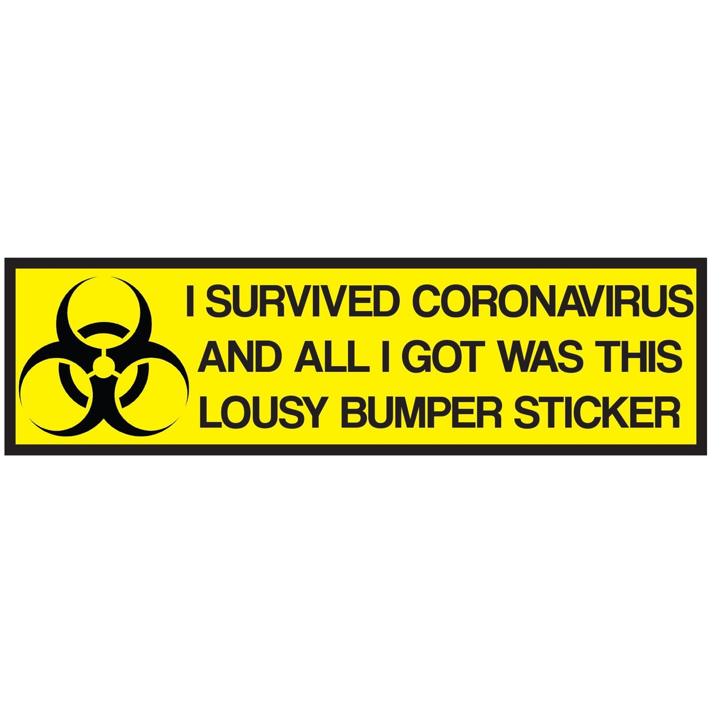 3X Funny Virus Outbreak Biohazard Sticker Car Truck Window Bumper Decal