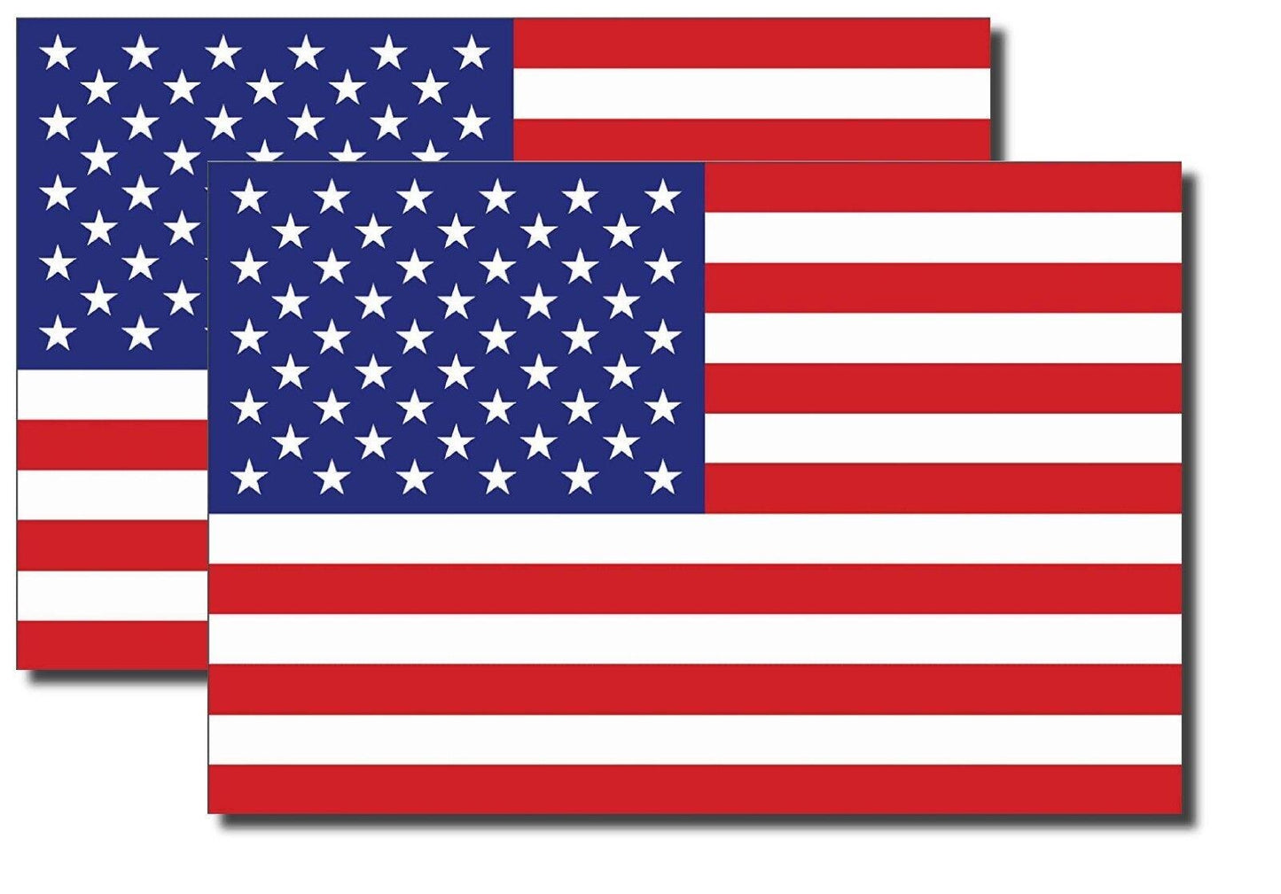 2x USA American Flag Decal Stickers Exterior Flag Sticker Decal