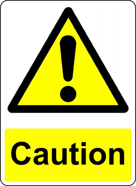 2X WARNING CAUTION OSHA DECAL SAFETY SIGN STICKER