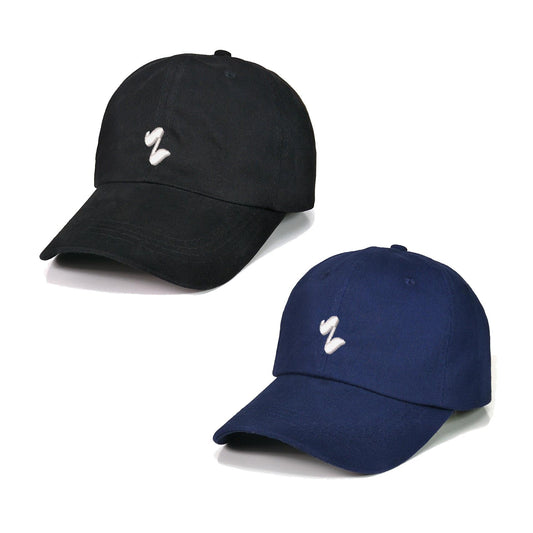 Letter z Baseball Caps Unisex Embroidery Cotton Adjustable Stylish Comfortable Hats