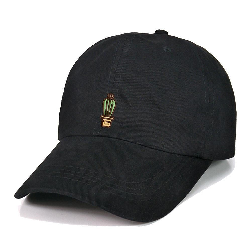 Cactus Embroidery Baseball Cap Funny Plant Embroidery Baseball Cap Unisex Cotton Adjustable Stylish and Comfortable Hat Man Woman