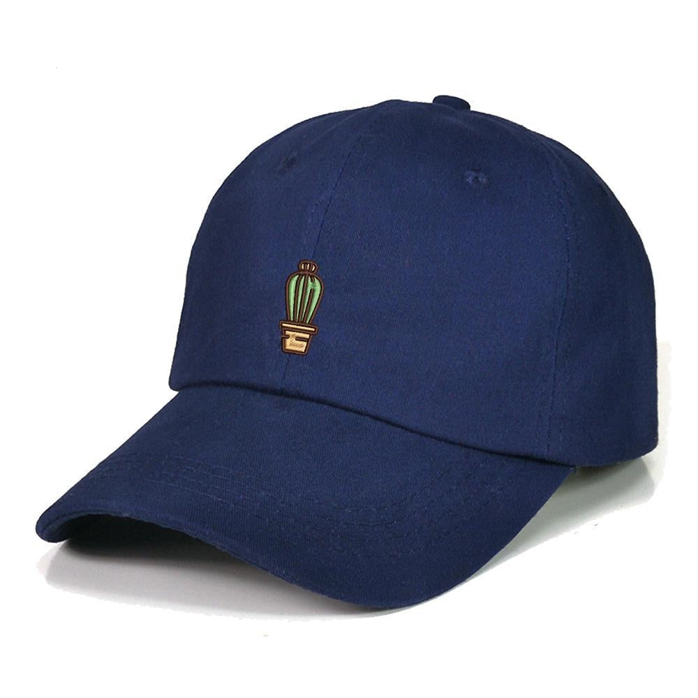 Cactus Embroidery Baseball Cap Funny Plant Embroidery Baseball Cap Unisex Cotton Adjustable Stylish and Comfortable Hat Man Woman