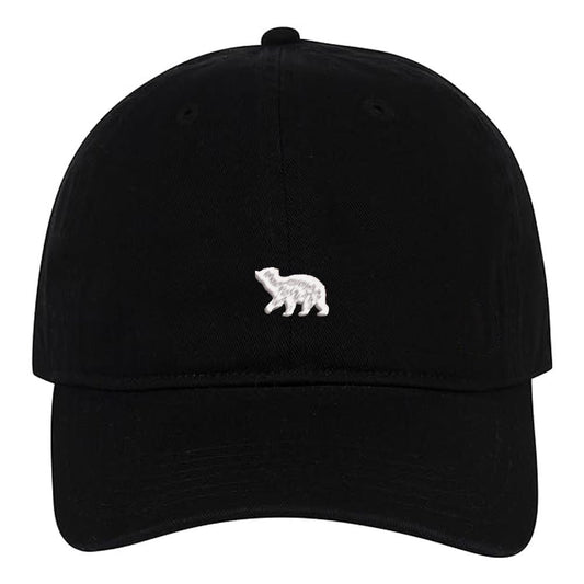 Bear Graphic Embroidery Baseball Cap Animal Embroidery Unisex Cotton Adjustable Stylish and Comfortable Hat Man Woman
