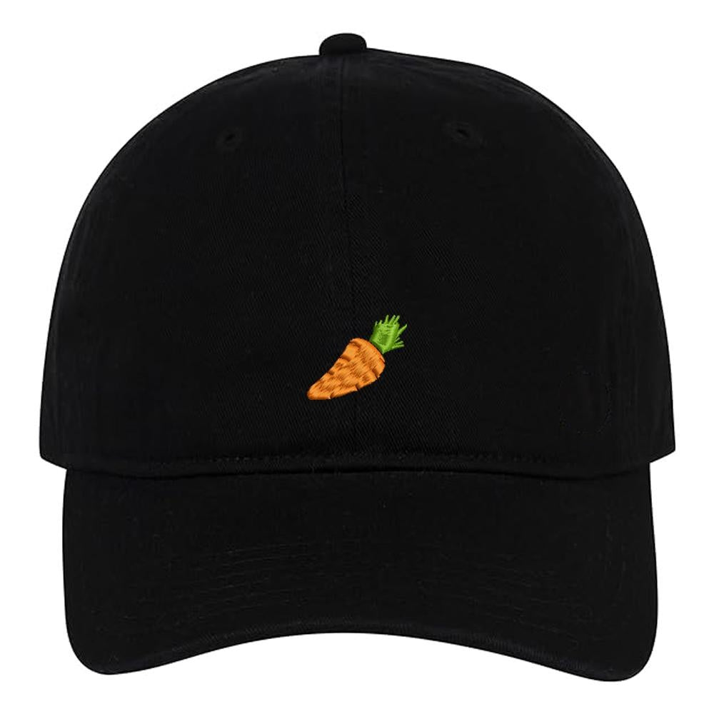 Carrot Graphic Embroidery Baseball Cap Unisex Cotton Adjustable Stylish and Comfortable Hat Man Woman