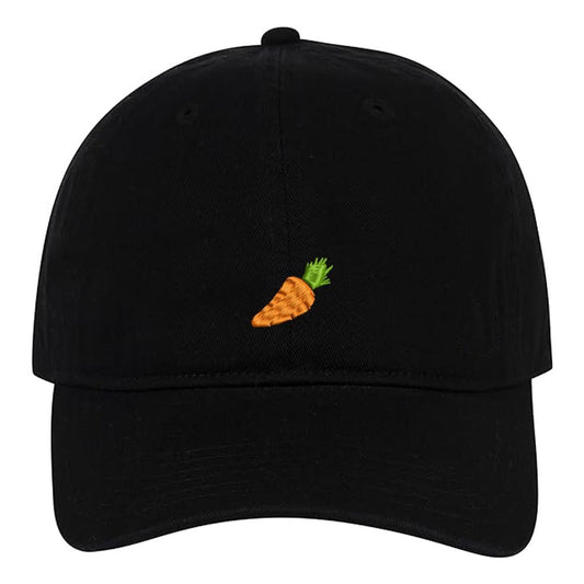 Carrot Graphic Embroidery Baseball Cap Unisex Cotton Adjustable Stylish and Comfortable Hat Man Woman