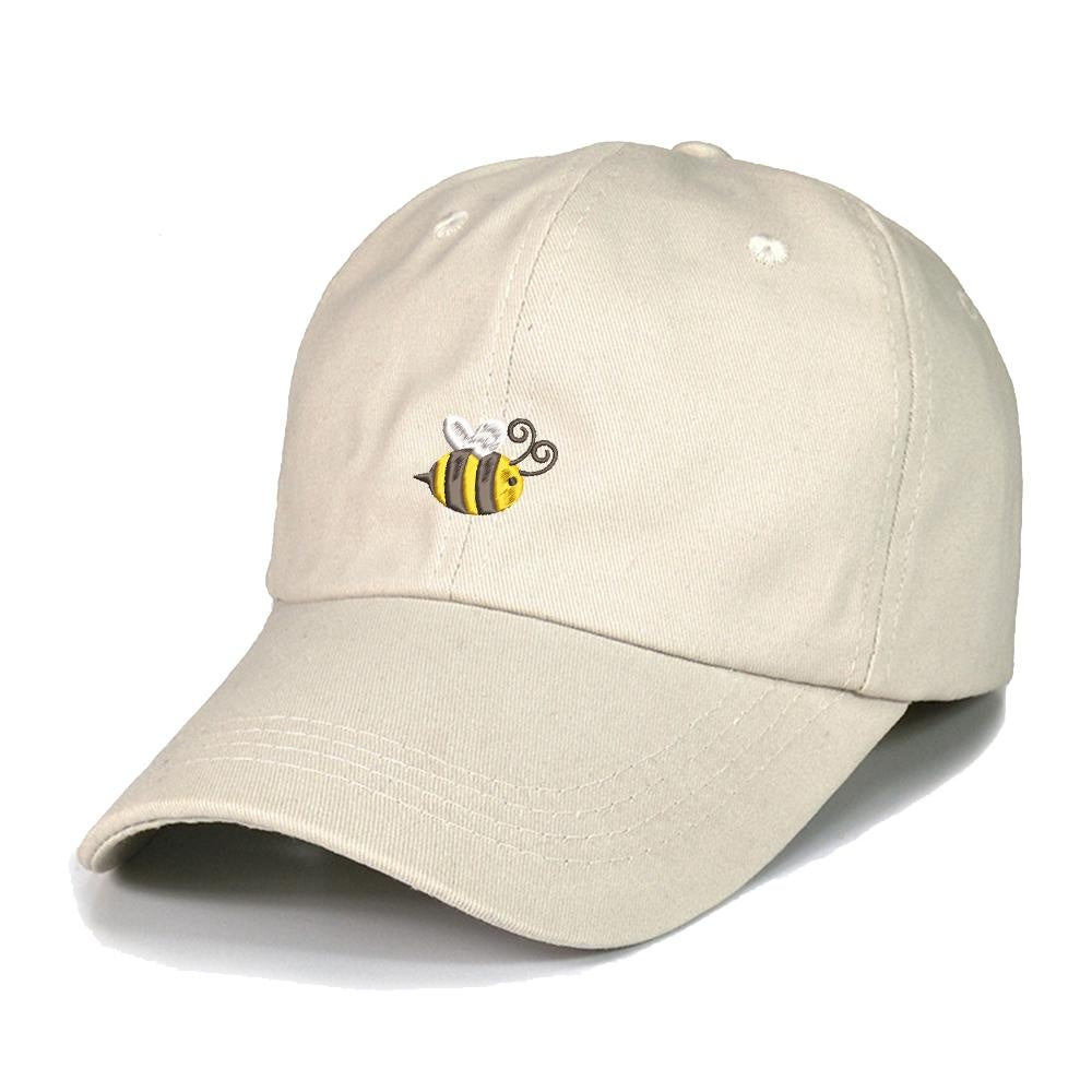 Bee Graphic Embroidery Baseball Cap Unisex Cotton Adjustable Stylish and Comfortable Hat Man Woman