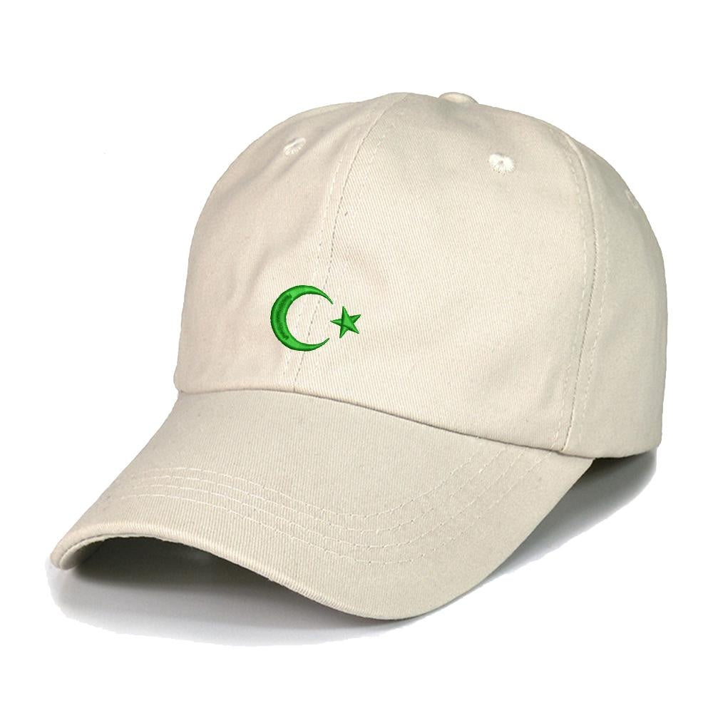 Moon Star Embroidery Baseball Cap Unisex Cotton Adjustable Stylish and Comfortable Hat Man Woman