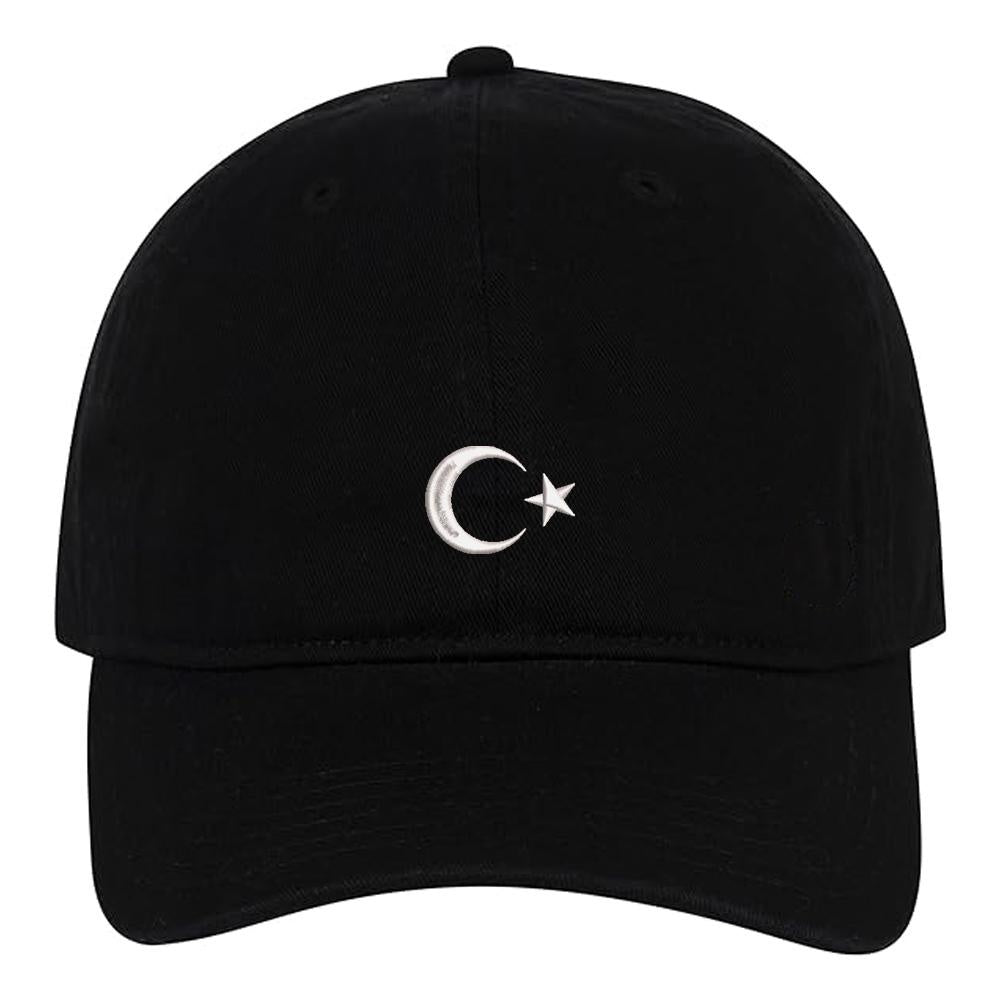 Moon Star Embroidery Baseball Cap Unisex Cotton Adjustable Stylish and Comfortable Hat Man Woman