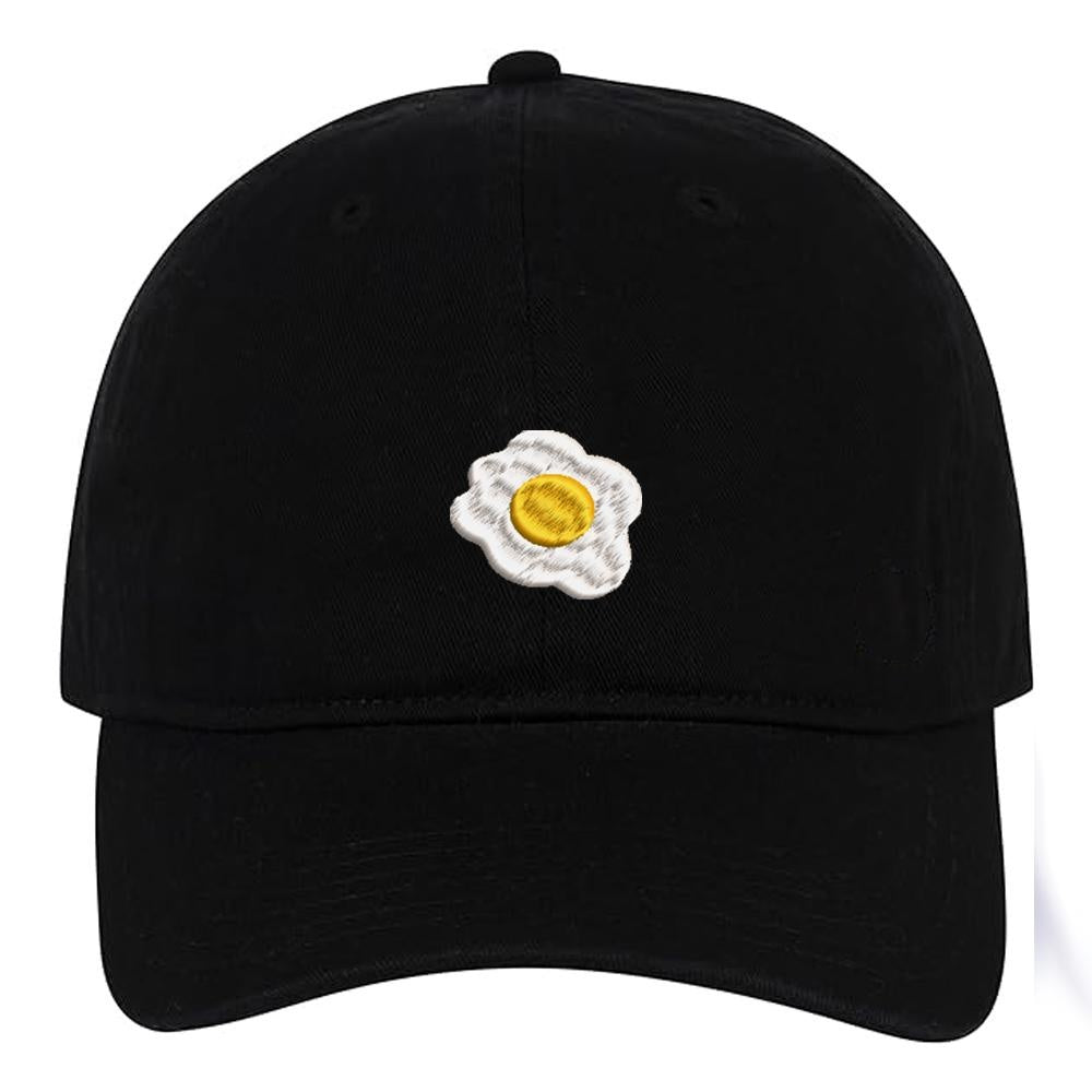 Cute Egg Graphic Embroidery Baseball Cap Unisex Cotton Adjustable Stylish and Comfortable Hat Man Woman God Christian