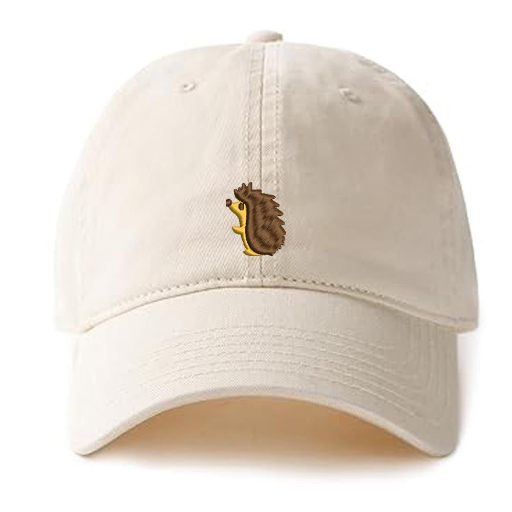 Cute Hedgehog Graphic Embroidery Baseball Cap Unisex Cotton Adjustable Stylish and Comfortable Hat Man Woman God Christian